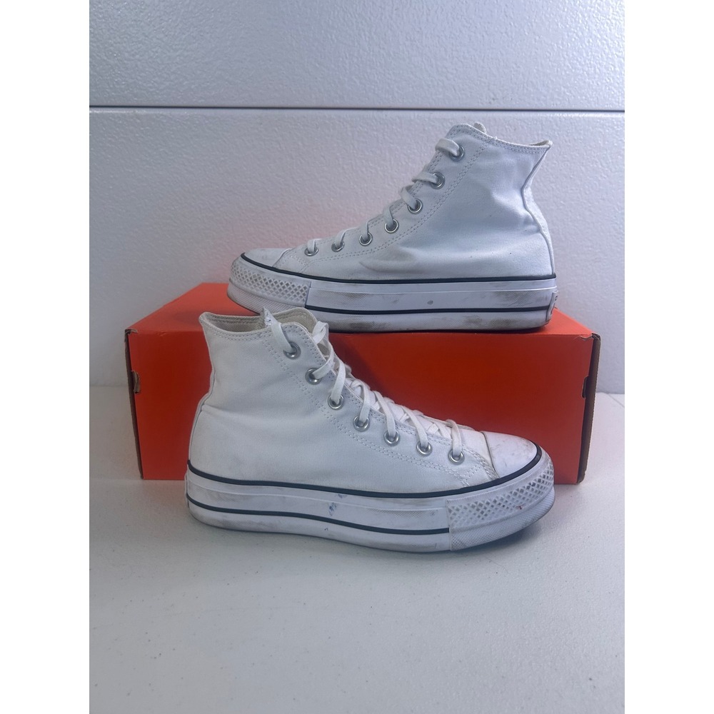 Converse Lift Platform White Women 8.5 #2844